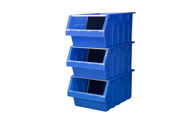 Picking Bins Blue 600x425x300mm Pack of 6 VISIPLAS AS8