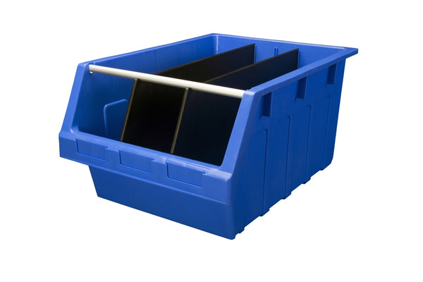 Picking Bins Blue 600x425x300mm Pack of 6 VISIPLAS AS8