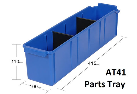 AT41 VISIPLAS Parts Trays Showing Dimensions