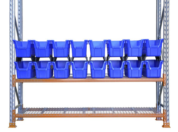 Mammoth Picking Bin Black Risers Pack of 24 VISIPLAS AM83R24